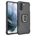 For Xiaomi Mi 11i 5G / Mi 11X / Poco F3 Shockproof Ring Holder Fierce Warrior Phone Case(Black) - 1