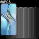 For Honor X30 Max 50 PCS 0.26mm 9H 2.5D Tempered Glass Film - 1