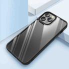 Clear Back Shockproof Phone Case For iPhone 12 / 12 Pro(Black) - 1