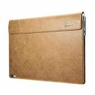 For Microsoft Surface Book 1 / 2 / 3 (i5 CPU) ICARER Shen Zhou Leather Laptop Protective Case(Brown) - 1