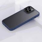 For iPhone 13 mini Frosted Back Shockproof Phone Case (Blue) - 1