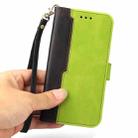 For OPPO Realme 8i Business Stitching-Color Horizontal Flip PU Leather Phone Case(Green) - 7