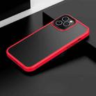 For iPhone 12 Pro Max Frosted Back Shockproof Phone Case(Red) - 1
