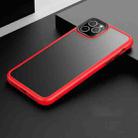 For iPhone 11 Frosted Back Shockproof Phone Case (Red) - 1