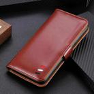 For Xiaomi Redmi Note 11 Pro 3-Color Pearl Texture Magnetic Buckle Horizontal Flip Leather Phone Case with Card Slots & Wallet & Holder(Brown) - 6