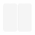 For iPhone 13 2pcs ROCK 0.33mm HD Boundless Tempered Glass Film - 2