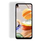 TPU Phone Case For LG Q61(Transparent White) - 1