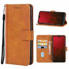 Leather Phone Case For Vodafone Smart V11(Brown) - 1