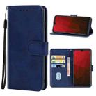 Leather Phone Case For Vodafone Smart V11(Blue) - 1