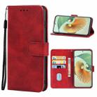 Leather Phone Case For ZTE Axon 30 Pro 5G(Red) - 1