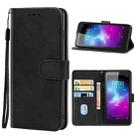 Leather Phone Case For ZTE Blade A3 (2019)(Black) - 1