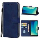 Leather Phone Case For ZTE Blade A7S 2019(Blue) - 1