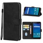 Leather Phone Case For ZTE Blade L210(Black) - 1