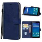 Leather Phone Case For ZTE Blade L210(Blue) - 1