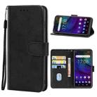 Leather Phone Case For ZTE Blade V10 Vita(Black) - 1