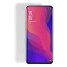 TPU Phone Case For OPPO Find X(Transparent White) - 1