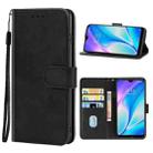 Leather Phone Case For Xiaomi Redmi 8A Pro(Black) - 1