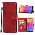 Leather Phone Case For Xiaomi Redmi 9AT(Red) - 1