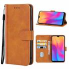 Leather Phone Case For Xiaomi Redmi 9AT(Brown) - 1