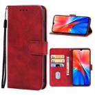 Leather Phone Case For Xiaomi Redmi Note 8 2021(Red) - 1