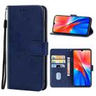 Leather Phone Case For Xiaomi Redmi Note 8 2021(Blue) - 1
