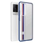 For vivo iQOO 8 Four-corner Shockproof TPU + PC Phone Case(Blue) - 1