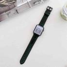 Crazy Horse Texture Matte Watch Band For Apple Watch Ultra 49mm / Series 8&7 45mm / SE 2&6&SE&5&4 44mm / 3&2&1 42mm(Green) - 1