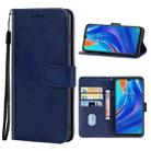 Leather Phone Case For Tecno Spark 7P(Blue) - 1