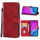 Leather Phone Case For Tecno Spark Go 2020(Red) - 1