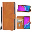 Leather Phone Case For Tecno Spark Go 2020(Brown) - 1