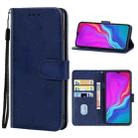 Leather Phone Case For Tecno Spark Go 2020(Blue) - 1