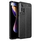 For Xiaomi Redmi Note 11 Pro Litchi Texture TPU Shockproof Phone Case(Black) - 1