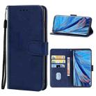 For OPPO Find X2 Leather Phone Case(Blue) - 1