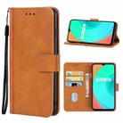 For OPPO Realme C11 2021 Leather Phone Case(Brown) - 1