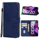 For OPPO Realme Narzo 20 Leather Phone Case(Blue) - 1