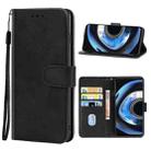 For OPPO Realme Q3 5G / Realme V13 5G / Q3i 5G / Realme 8 5G / Narzo 30 5G Leather Phone Case(Black) - 1