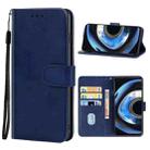 For OPPO Realme Q3 5G / Realme V13 5G / Q3i 5G / Realme 8 5G / Narzo 30 5G Leather Phone Case(Blue) - 1