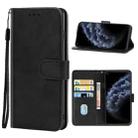 Leather Phone Case For CUBOT C30(Black) - 1