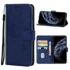 Leather Phone Case For CUBOT C30(Blue) - 1