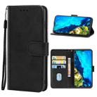 Leather Phone Case For CUBOT P40(Black) - 1