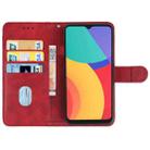 Leather Phone Case For Alcatel 1L (2021)(Red) - 3