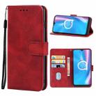 Leather Phone Case For Alcatel 1SE 2020(Red) - 1