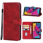 Leather Phone Case For LG Stylo 5+(Red) - 1