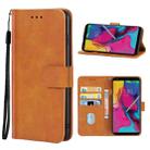 Leather Phone Case For LG Stylo 5+(Brown) - 1