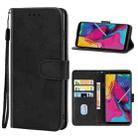 Leather Phone Case For LG Stylo 5+(Black) - 1