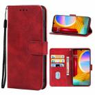 Leather Phone Case For LG Velvet 2 Pro(Red) - 1