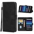 Leather Phone Case For Sony Xperia 10 II(Black) - 1