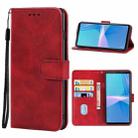 Leather Phone Case For Sony Xperia 10 III Lite(Red) - 1