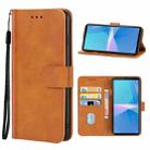 Leather Phone Case For Sony Xperia 10 III Lite(Brown) - 1