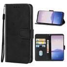 Leather Phone Case For Meizu 16Xs(Black) - 1